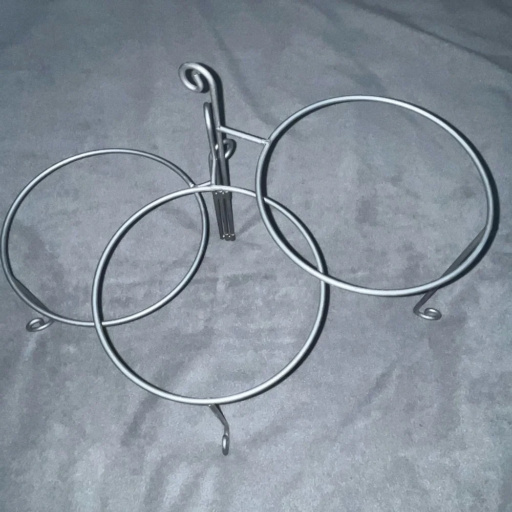 3 Tier Silver Buffet 9